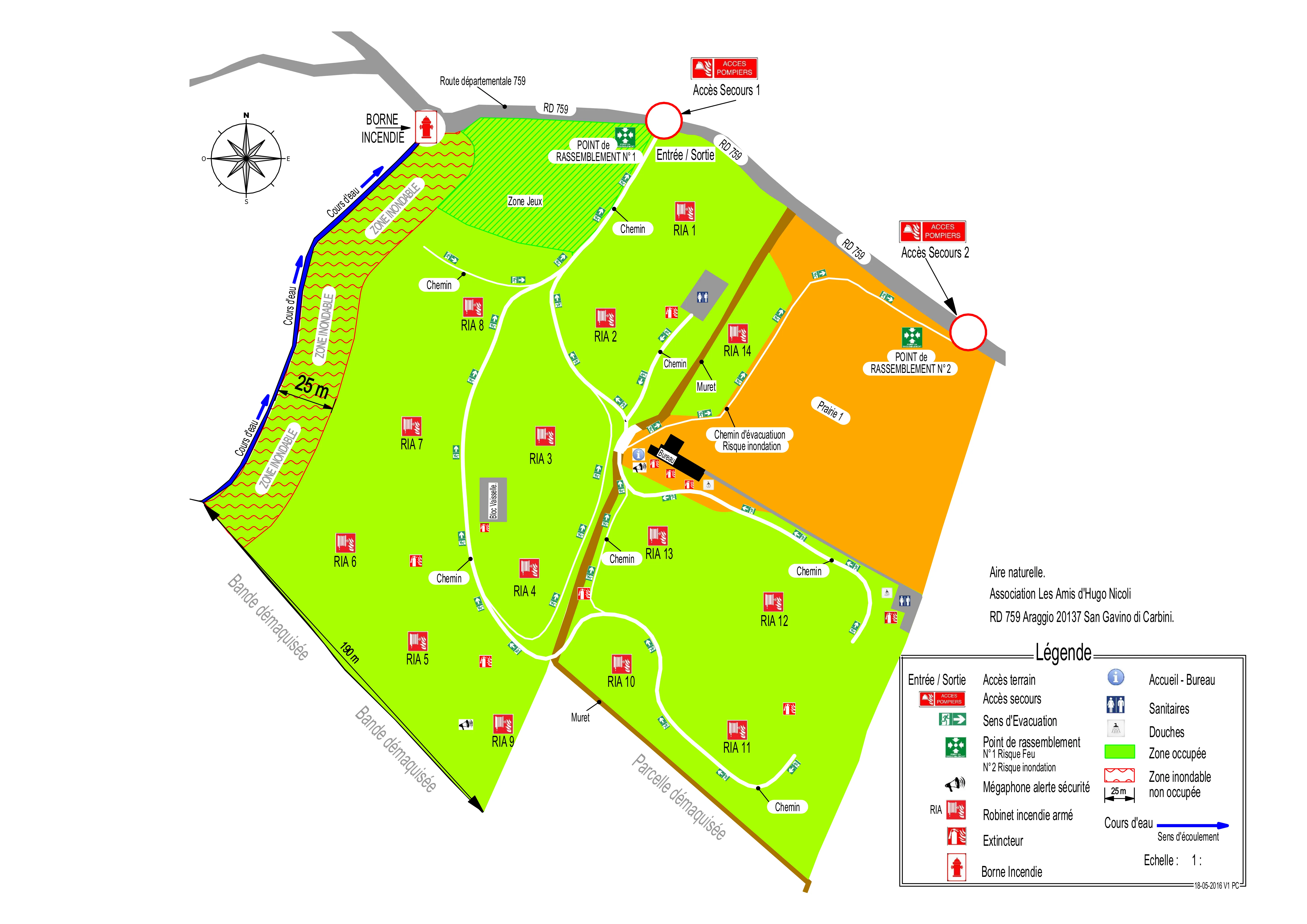 Plan d'évacuation